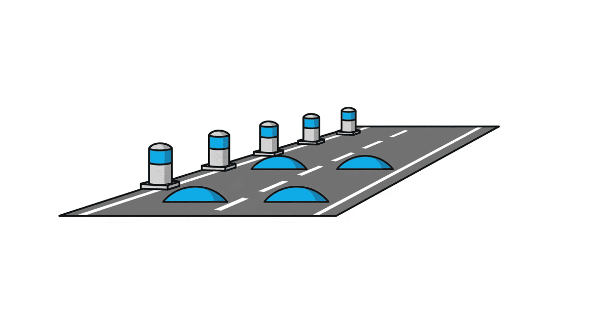 HVM Bollards — 227 Terrain Calming Effects