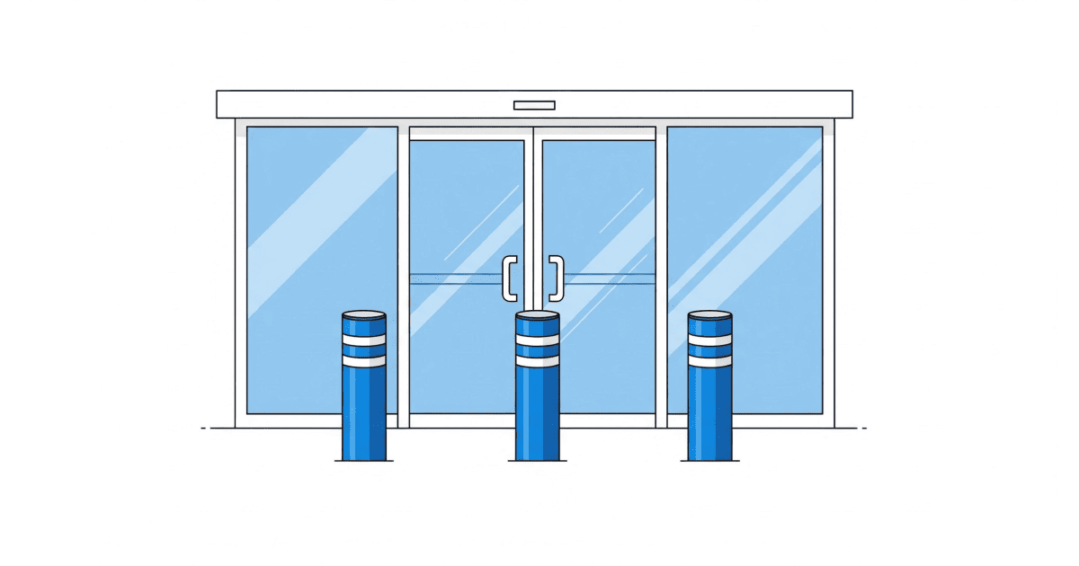 HVM Bollards — 323 Frontagedoor Protection Arrays