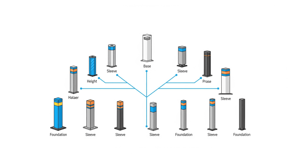 HVM Bollards — 415 Product Families Variants In Crash Rated Bollards