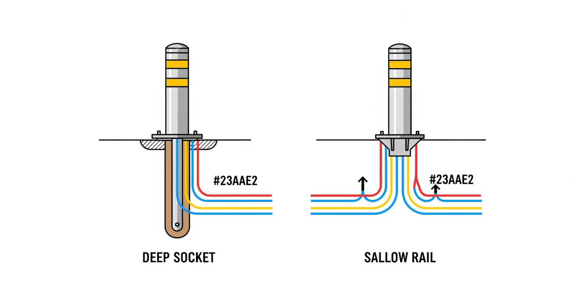 HVM Bollards — 422 Depth Utilities Choices For Crash Rated Bollards