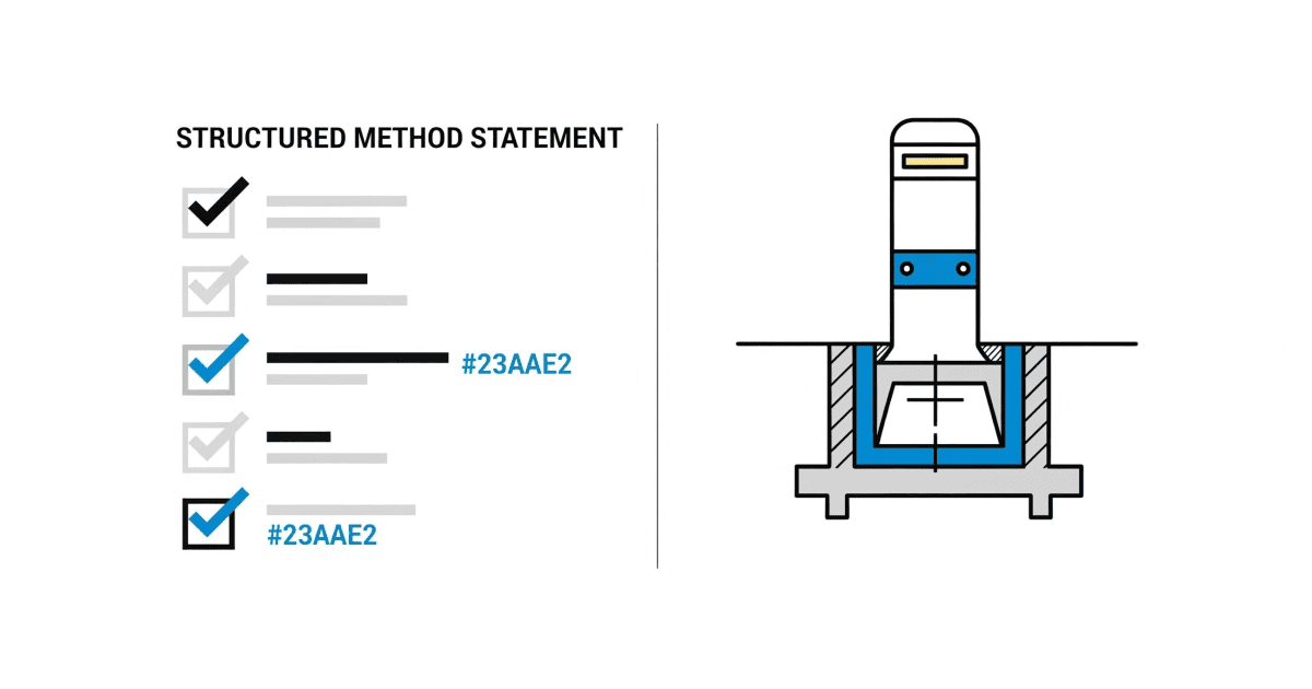 HVM Bollards — 721 Method Statement Ms Format