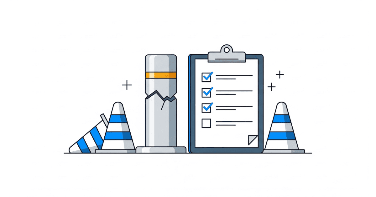 HVM Bollards — 735 Post Incident Inspection Of HVM Crash Rated Bollards