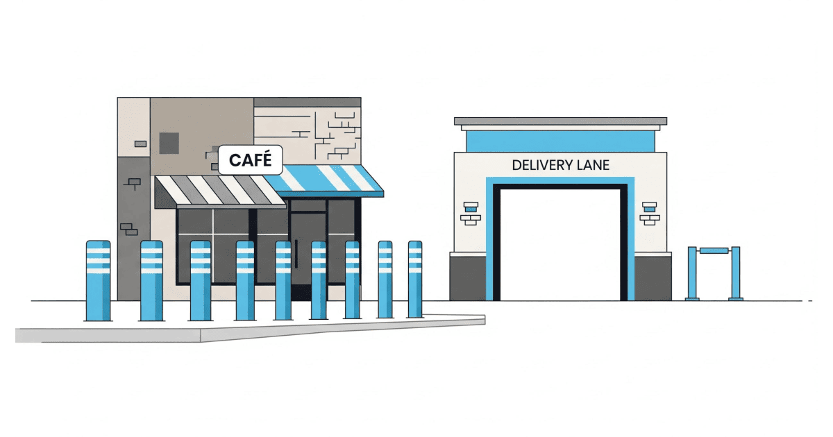 HVM Bollards — 819 Mixeduse Precincts Streets
