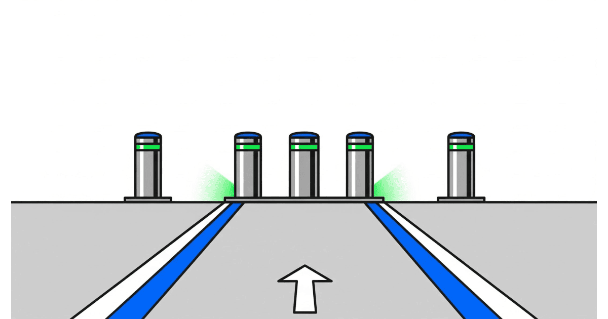 HVM Bollards — 829 Emergency Routes Bluelight Corridors