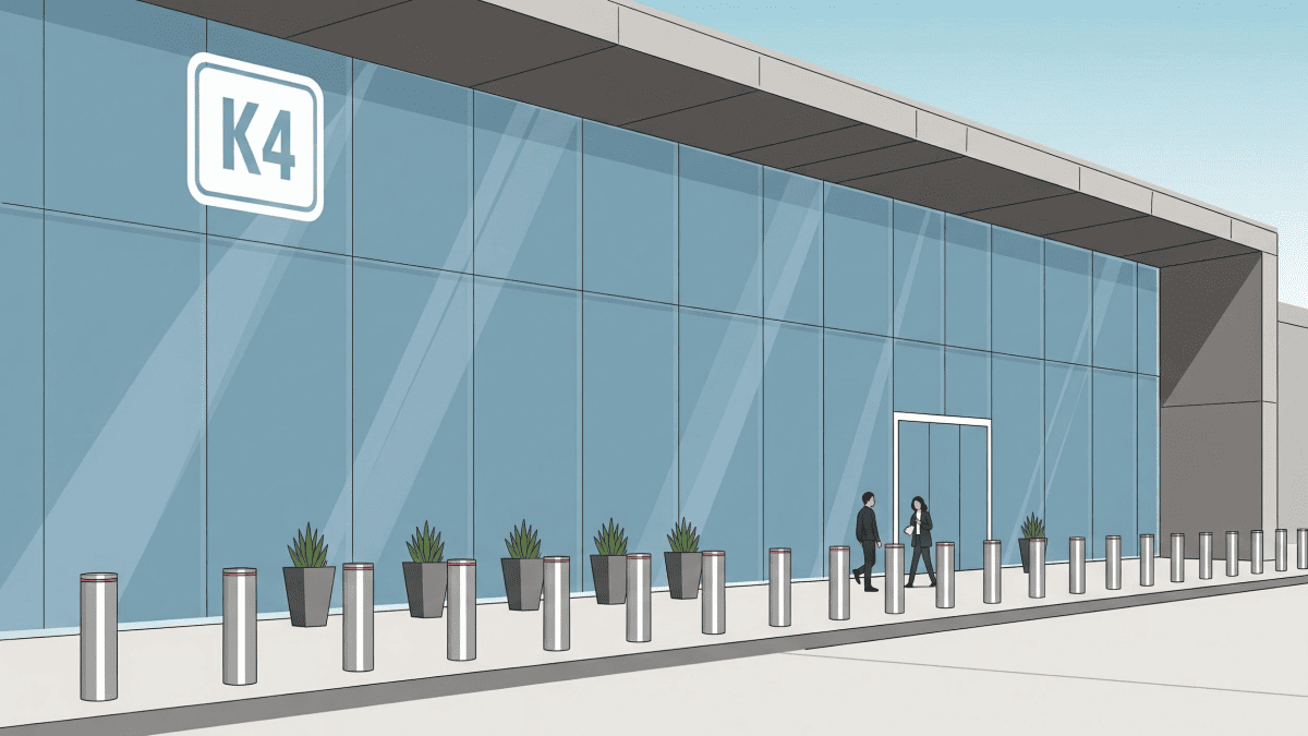 <img width="1024" height="576" src="https://i0.wp.com/ebollard.ae/wp-content/uploads/2025/11/k4-fixed-bollards-mall-uae.png?fit=1024%2C576&ssl=1" class="archive-thumb title-thumb" alt="K4 fixed bollards protecting a shopping mall glass façade in the UAE" loading="lazy" decoding="async" srcset="https://i0.wp.com/ebollard.ae/wp-content/uploads/2025/11/k4-fixed-bollards-mall-uae.png?w=1200&ssl=1 1200w, https://i0.wp.com/ebollard.ae/wp-content/uploads/2025/11/k4-fixed-bollards-mall-uae.png?resize=300%2C169&ssl=1 300w, https://i0.wp.com/ebollard.ae/wp-content/uploads/2025/11/k4-fixed-bollards-mall-uae.png?resize=1024%2C576&ssl=1 1024w, https://i0.wp.com/ebollard.ae/wp-content/uploads/2025/11/k4-fixed-bollards-mall-uae.png?resize=150%2C84&ssl=1 150w, https://i0.wp.com/ebollard.ae/wp-content/uploads/2025/11/k4-fixed-bollards-mall-uae.png?resize=768%2C432&ssl=1 768w, https://i0.wp.com/ebollard.ae/wp-content/uploads/2025/11/k4-fixed-bollards-mall-uae.png?resize=500%2C281&ssl=1 500w" sizes="auto, (max-width: 1024px) 100vw, 1024px" data-attachment-id="76033" data-permalink="https://ebollard.ae/k4-fixed-bollards-for-shopping-malls-uae/k4-fixed-bollards-mall-uae/" data-orig-file="https://i0.wp.com/ebollard.ae/wp-content/uploads/2025/11/k4-fixed-bollards-mall-uae.png?fit=1200%2C675&ssl=1" data-orig-size="1200,675" data-comments-opened="0" data-image-meta="{"aperture":"0","credit":"","camera":"","caption":"","created_timestamp":"0","copyright":"","focal_length":"0","iso":"0","shutter_speed":"0","title":"","orientation":"0"}" data-image-title="k4-fixed-bollards-mall-uae" data-image-description="<p>K4 (≈ M30) fixed bollards for mall glass façades—depths, spacing, SIRA notes</p>
" data-image-caption="<p>K4 (≈ ASTM M30) fixed bollards — continuous coverage across mall glass</p>
" data-medium-file="https://i0.wp.com/ebollard.ae/wp-content/uploads/2025/11/k4-fixed-bollards-mall-uae.png?fit=300%2C169&ssl=1" data-large-file="https://i0.wp.com/ebollard.ae/wp-content/uploads/2025/11/k4-fixed-bollards-mall-uae.png?fit=1024%2C576&ssl=1" /><span class="archive-title-text">K4 Fixed Bollards for Shopping Malls (UAE)</span>